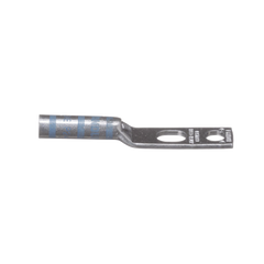 Zapata de compresión LCC6-14JAW-l para cal. 6 Awg, Doble barreno para tornillo prisionero de 1/4, 1 pz