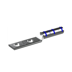 Terminal Doble Ojillo 1/4" para Cable 6 AWG (16mm entre orificios). 50 Piezas