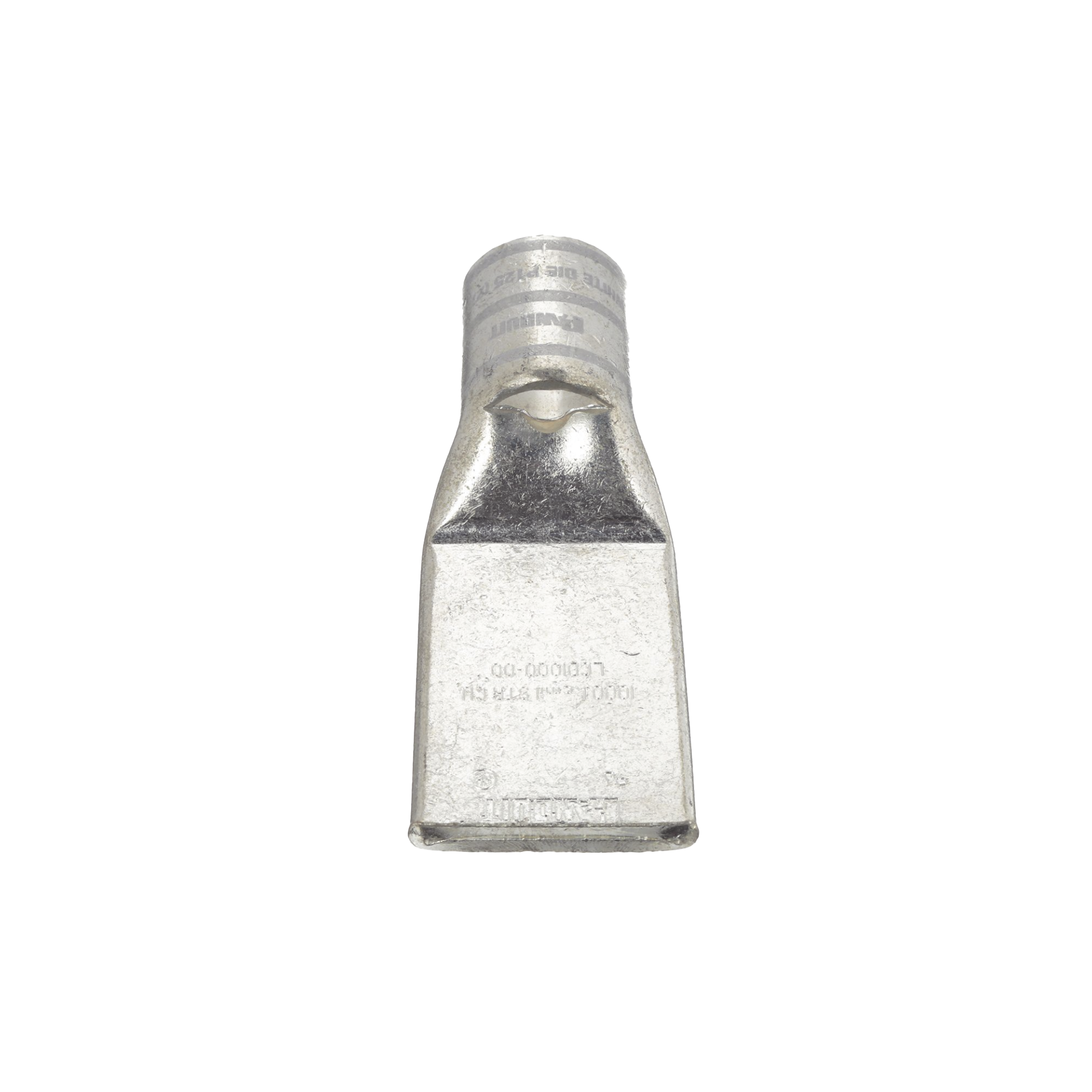 Zapata de compresión LCD1000-00-3 para cal. 1 Kcmil, Lengüeta recta, Ancho 55.11mm, Longitud 146.55mm. 1 pz