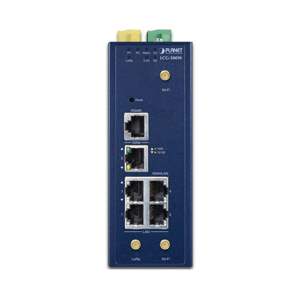 (LoRa) Gateway Industrial Inalámbrico de 5 Puertos 10/100/1000T