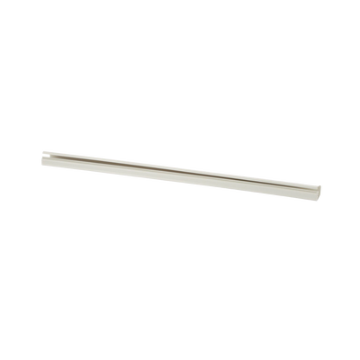 Canaleta LD10 de PVC rígido, con cinta adhesiva para instalación sin herramientas, de 38.4 x 24 x 3048 mm, Color Blanco Mate