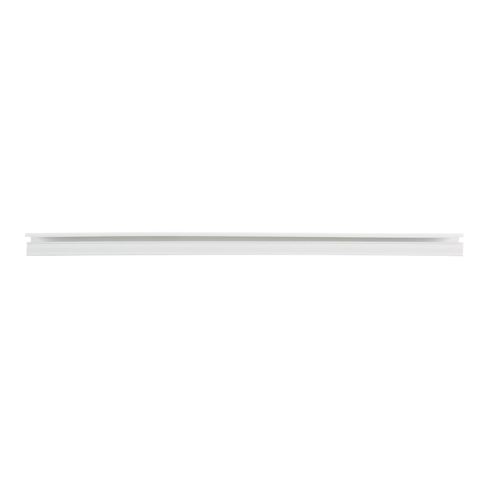 Canaleta LD10 de PVC rígido, con cinta adhesiva para instalación sin herramientas, de 38.4 x 24 x 1828.8 mm, Color Blanco