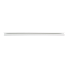 Canaleta LD10 de PVC rígido, con cinta adhesiva para instalación sin herramientas, de 38.4 x 24 x 1828.8 mm, Color Blanco