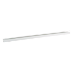 Canaleta LD10 de PVC rígido, con cinta adhesiva para instalación sin herramientas, de 38.4 x 24 x 1828.8 mm, Color Blanco