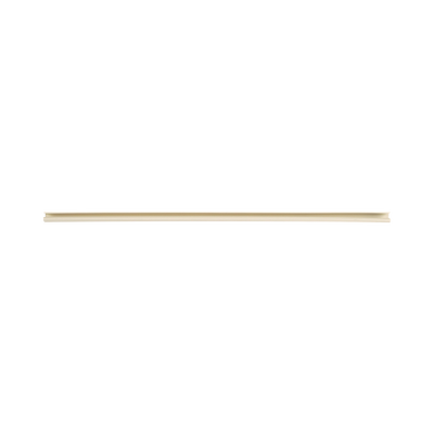 Canaleta LD3 de PVC rígido, con cinta adhesiva para instalación sin herramientas, 19.6 x 11.2 x 1828.8 mm, Color Blanco Mate