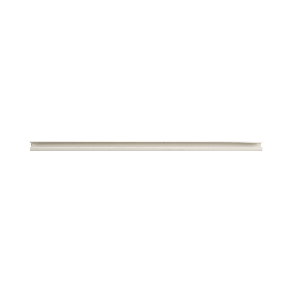 Canaleta LD5 de PVC rígido, con cinta adhesiva para instalación sin herramientas, 26 x 15 x 1828.8 mm, Color Blanco Mate