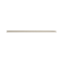 Canaleta LD5 de PVC rígido, con cinta adhesiva para instalación sin herramientas, 26 x 15 x 1828.8 mm, Color Blanco Mate