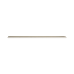 Canaleta LD5 de PVC rígido, con cinta adhesiva para instalación sin herramientas, 26 x 15 x 1828.8 mm, Color Blanco Mate