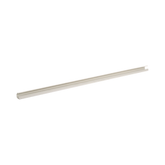 Canaleta LD5 de PVC rígido, con cinta adhesiva para instalación sin herramientas, 26 x 15 x 1828.8 mm, Color Blanco Mate