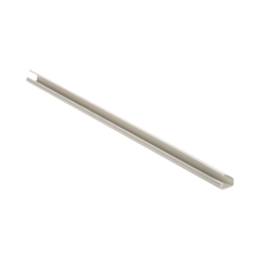Canaleta LD5 de PVC rígido, con cinta adhesiva para instalación sin herramientas, 26 x 15 x 1828.8 mm, Color Blanco Mate