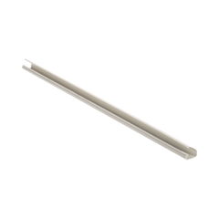 Canaleta LD5 de PVC rígido, con cinta adhesiva para instalación sin herramientas, 26 x 15 x 1828.8 mm, Color Blanco Mate