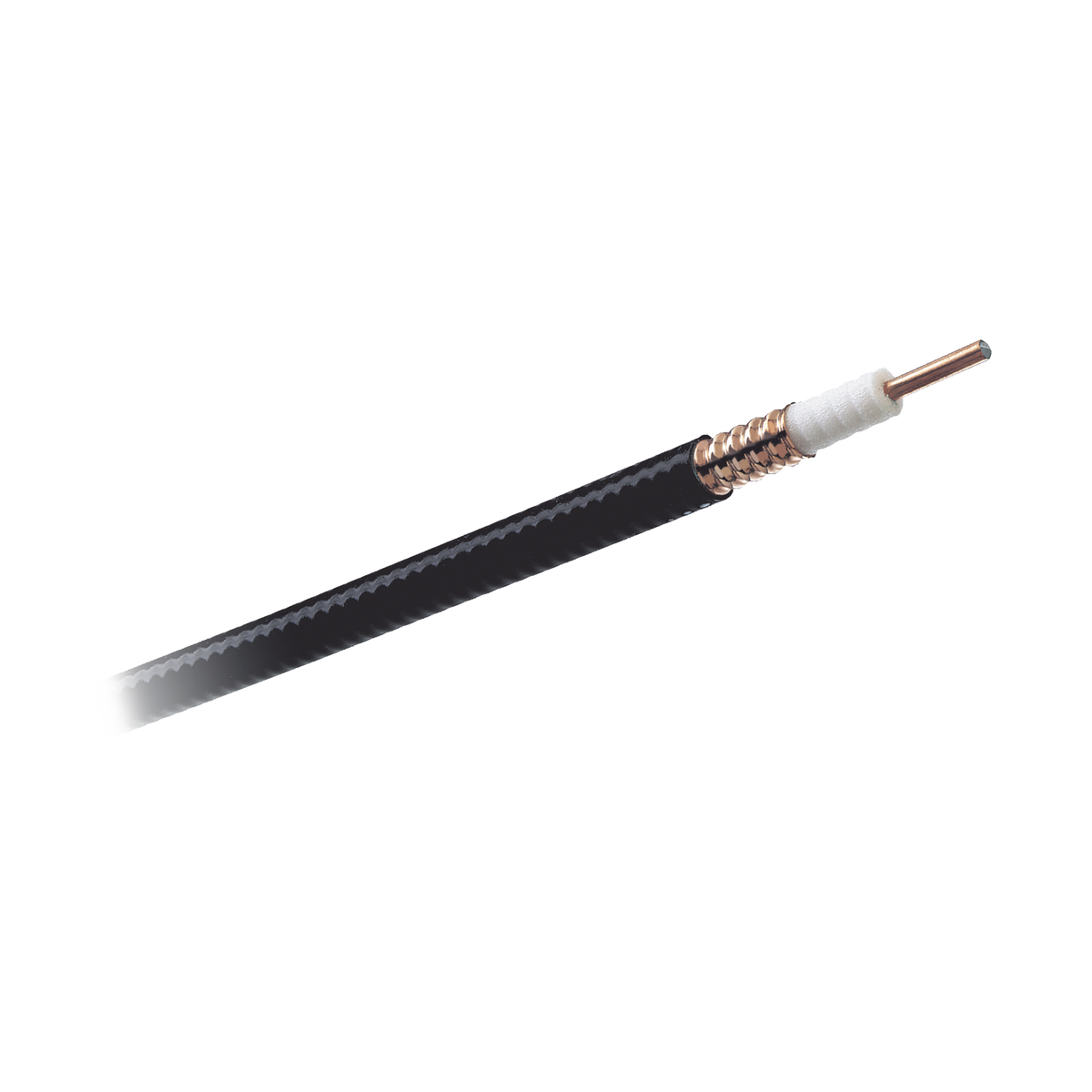Retazo de Cable Coaxial Heliax de 1/2, Cobre Corrugado, Blindado, 50 Ohms 15.24 Metros (50 Pies)