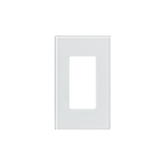 Tapa de cristal para apagador o atenuador, 1 espacio.