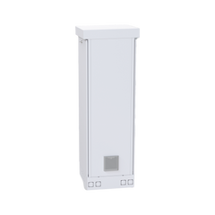 Gabinete para Piso, Capacidad, 31 Unidades de Rack, Doble puerta y Postes frontales e intermedios ajustables, Color Blanco, Se envía el Gabinete Armado.