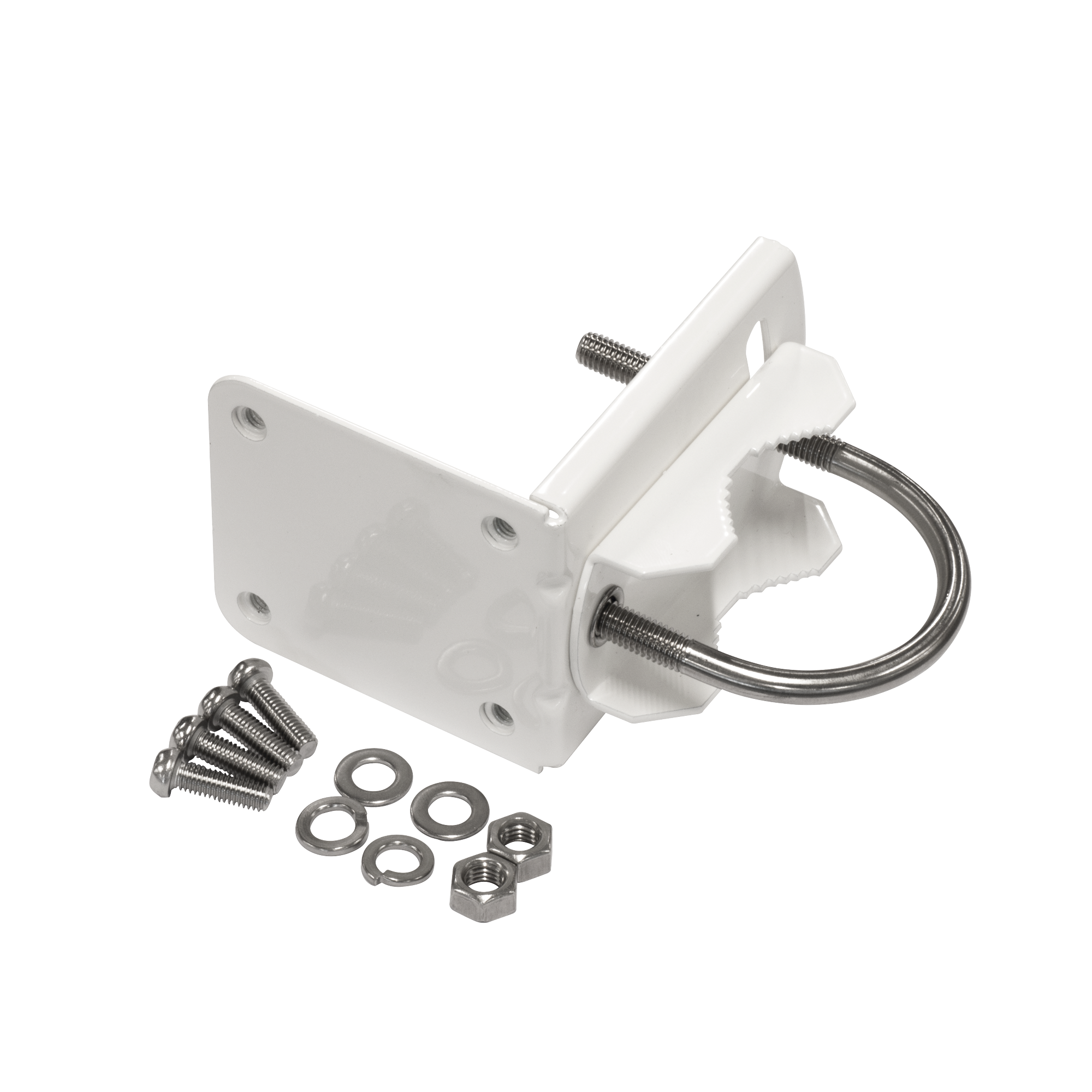 Adaptador básico de montaje en poste para la serie LHG, hecho de metal
