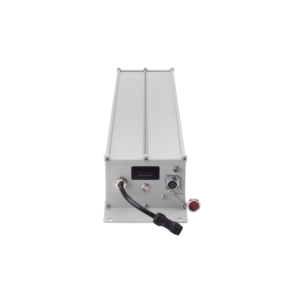 Batería de Ion-Litio para Videovigilancia 1280 Wh,  100Ah,  Controlador Incluido, Conexión Directa a Panel Solar y Salida de 12 Vcc o 24 Vcc