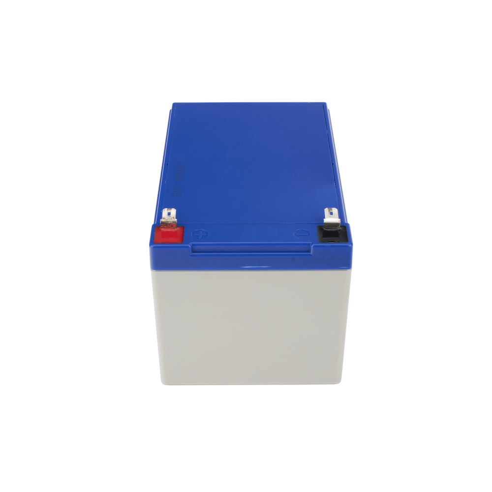 Batería de respaldo 12 V |  12 Ah |  AGM | Especial para Seguridad Electrónica | UPS | Sistemas de Emergencia | Vida útil 5 años | Terminales F1  + Adaptador F2