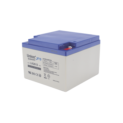 Batería 12 V / 26 Ah / UL / Tecnología AGM / Vida útil promedio de 5 años /Para uso en equipo electrónico, Alarmas de Intrusión / Incendio/ Control de acceso / Video Vigilancia / Terminales M5