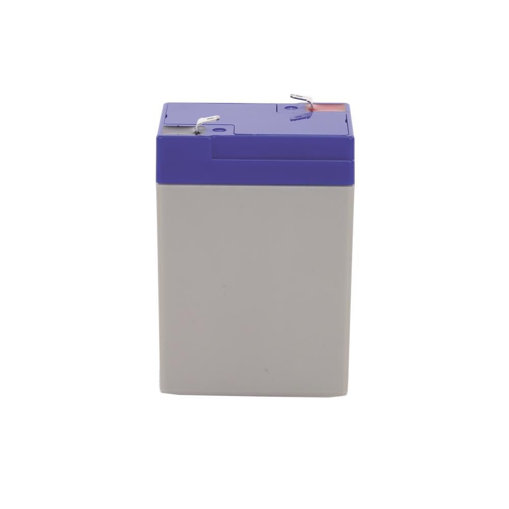 Batería de respaldo 6 V | 4.5 Ah | AGM | Especial para Seguridad Electrónica | UPS  | Sistemas de Emergencia  | Vida útil 5 años | Terminales F1  + Adaptador F2