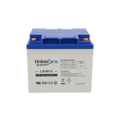 Batería 12 V / 40 Ah / UL / Tecnología AGM / Para uso en equipo electrónico, Alarmas de Intrusión / Incendio/ Control de acceso / Video Vigilancia / Terminales T2