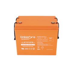 Batería de respaldo 12 V | 75 Ah | AGM | Certificada UL94-V0 Retardante a la Flama | Especial para Seguridad Electrónica | UPS  | Sistemas de Emergencia | Vida útil 5 años | Terminales T3