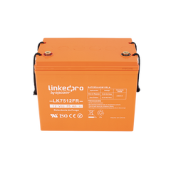 Batería 12 V / 75 Ah / UL / Tecnología AGM-VRLA / Vida útil promedio de 5 años / Retardo a la flama / Para uso en equipo electrónico, Alarmas de Intrusión / Incendio/ Control de acceso / Video Vigilancia / Termina