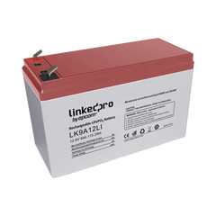 Batería de Litio 12.8 Vcc / 9 Ah / Tecnología LiFePO4 /2000 Ciclos de Vida/ Para uso en equipo electrónico, UPS (litio) / Incendio/ Control de acceso / Video Vigilancia / Terminales F1 ( Incluye adaptador para terminal F2 )