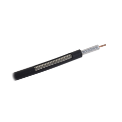 Carrete de 305m, Cable Coaxial RG-58 LMR-195, Baja Pérdida de 50 Ohms, Conductor de Cobre Sólido