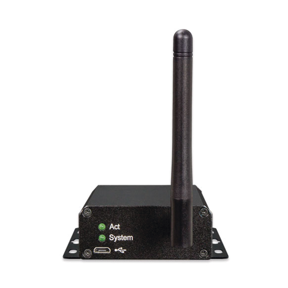 (LoRa) Controlador de nodo Industrial para Interior, Compatible con LoRaWAN Clase C, Carcasa IP30, Hasta 10 km.