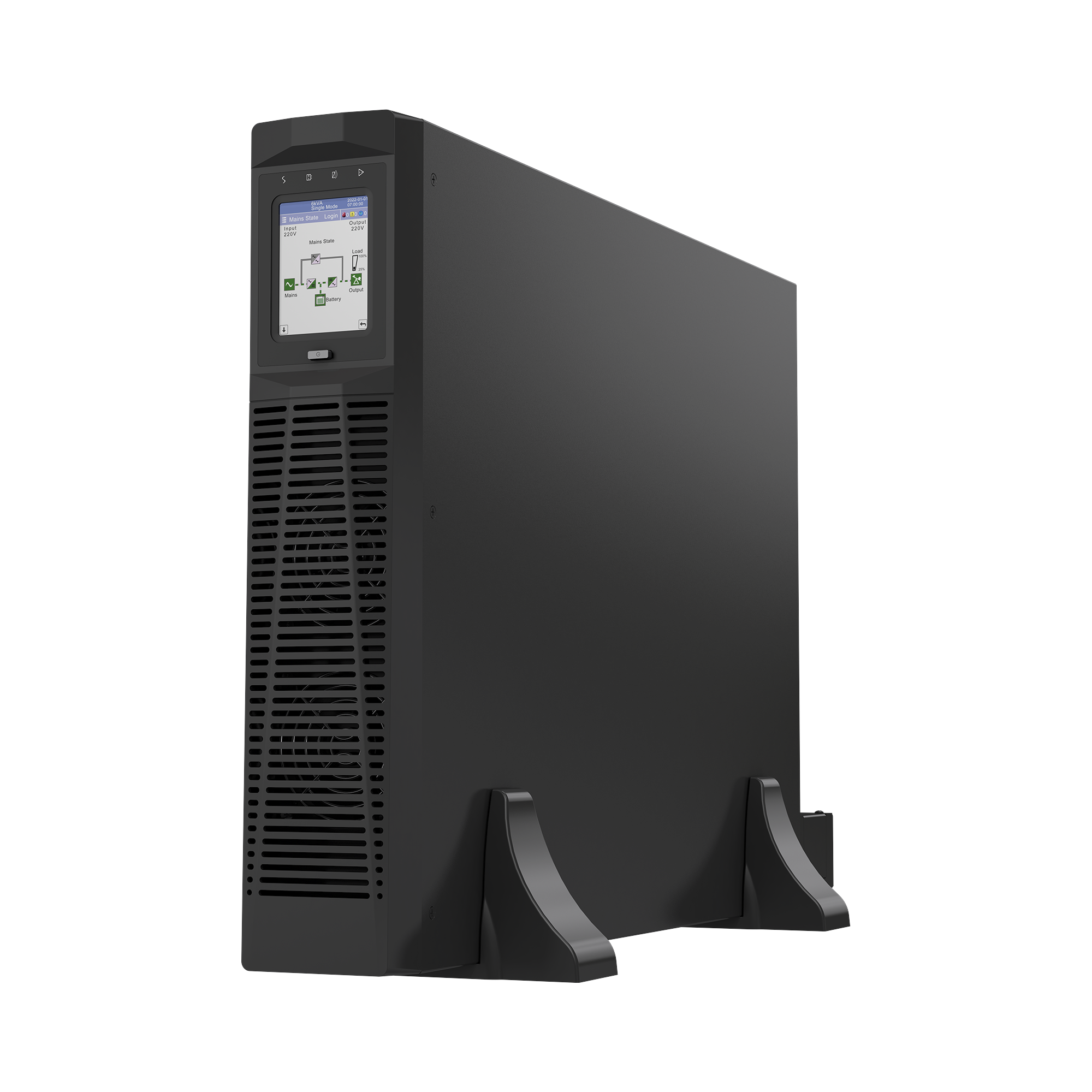 UPS de 10 kVA, Online Doble Conversión, 200 - 240 Vac de Entrada, Fase Única, Sin Baterías con Kit de Cables de Conexión de Baterías
