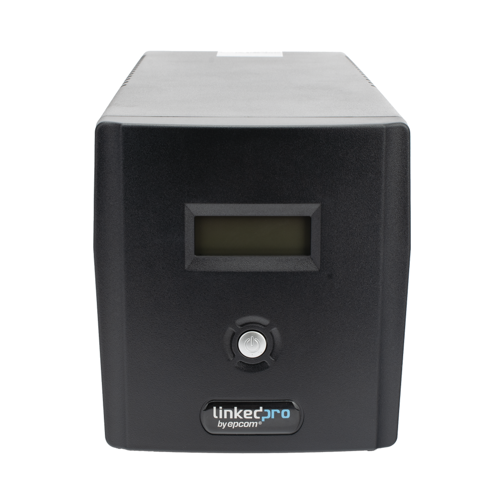 UPS 1200VA/720W Pantalla LCD / Línea Interactiva 120Vca / 6 tomas 5-15R (4 Respaldadas) / Regulación de Voltaje / Protección RJ45