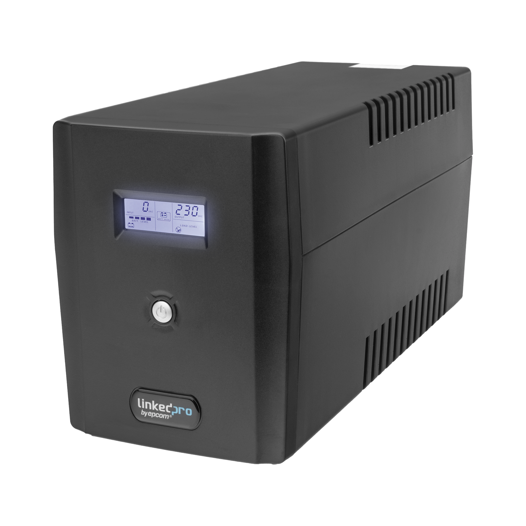 UPS 1500VA/900 W Pantalla LCD / Línea Interactiva 120Vca / 8 tomas 5-15R (6 Respaldadas) / Regulación de Voltaje / Protección RJ45