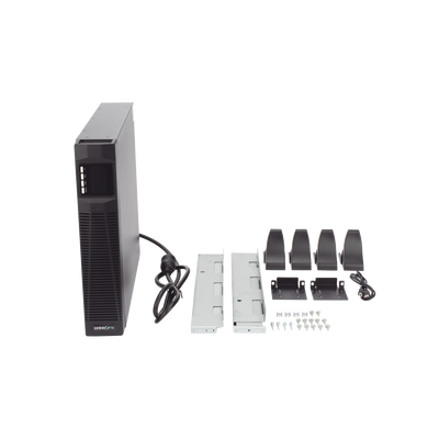 UPS de 2000VA/1800W / Topología On-Line Doble Conversión / Entrada y Salida de 120 Vca / Clavija de Entrada NEMA 5-20P / Pantalla LCD Configurable / Formato Rack/Torre