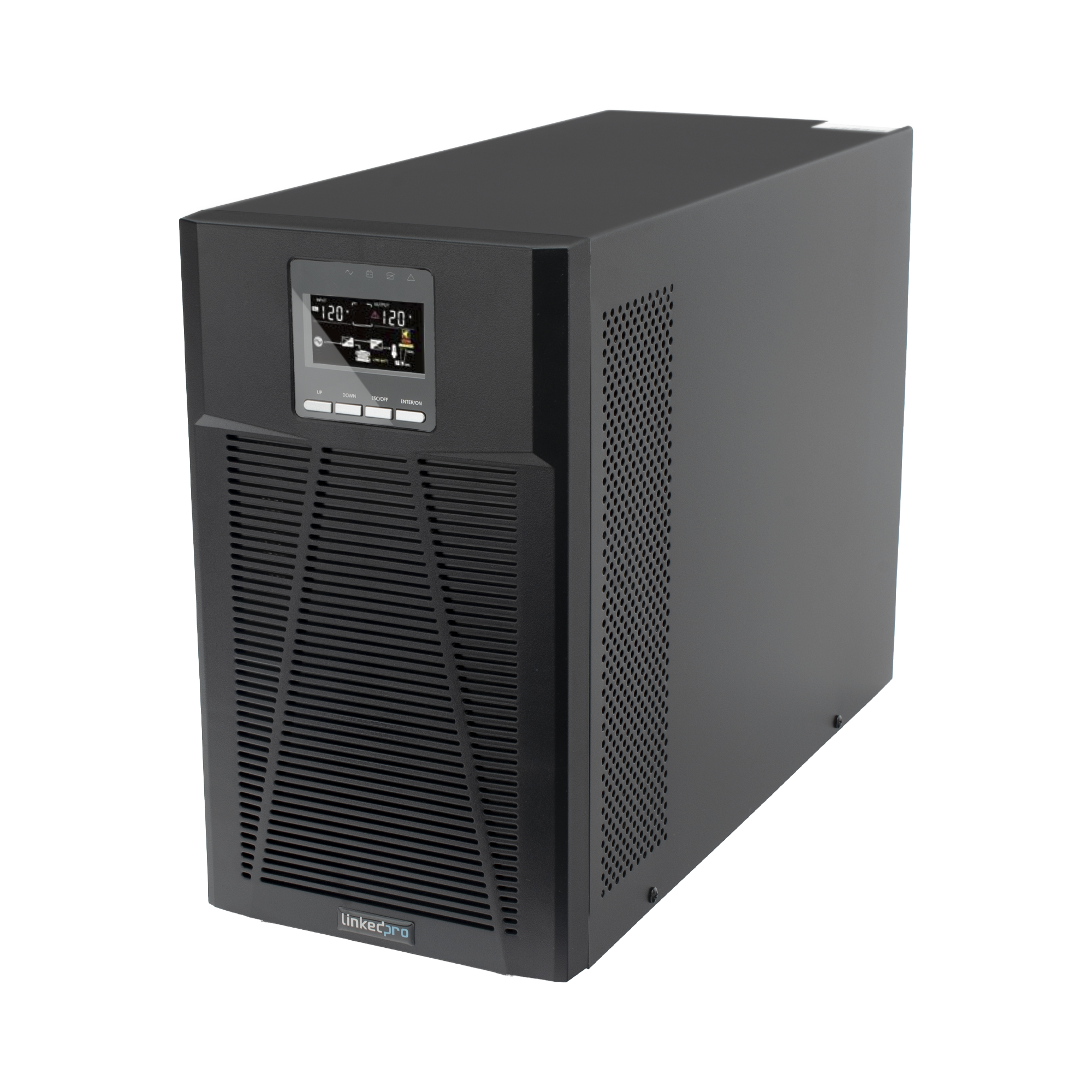 UPS 3000VA / 2700W Online Doble Conversión /Sin Cable de Alimentación/ 4 tomas 5-15R / Regulación de Voltaje / Protección RJ45