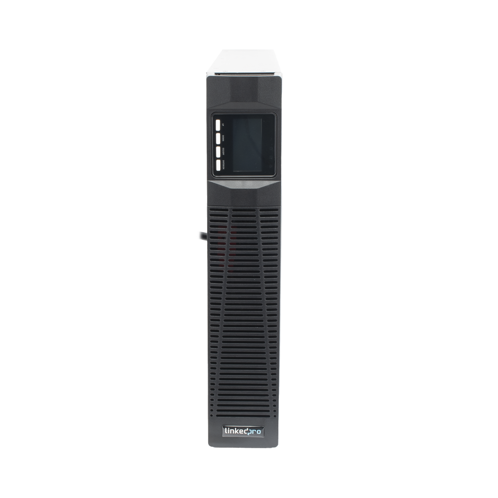UPS de 3000VA/2700W / Topología On-Line Doble Conversión con Baterías Internas / Entrada y Salida de 120 Vca  / Pantalla LCD Configurable / Formato Rack o Torre / 8 Salidas