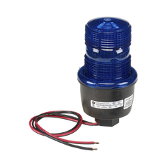 Luz de advertencia LED serie Streamline, 24 Vcd, montaje en tubo, azul