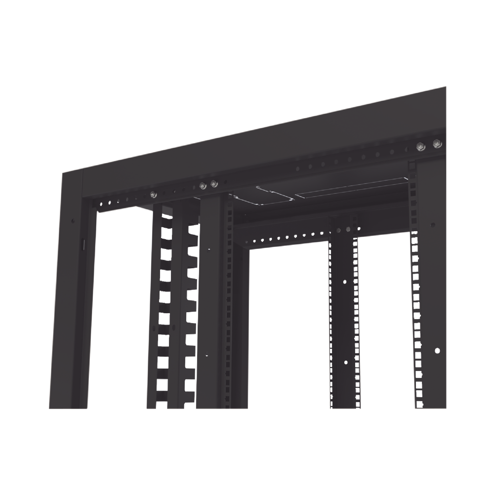 Gabinete Profesional para Telecomunicaciones de 24UR, 600 mm de Ancho x 1000 mm de Profundidad, Se envía el Gabinete Armado.