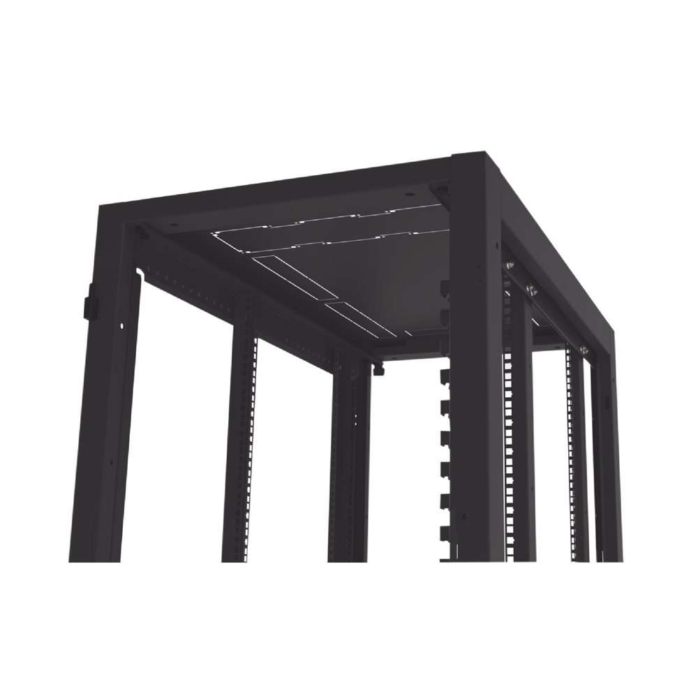 Gabinete Profesional para Telecomunicaciones de 24UR, 600 mm de Ancho x 1000 mm de Profundidad, Se envía el Gabinete Armado.