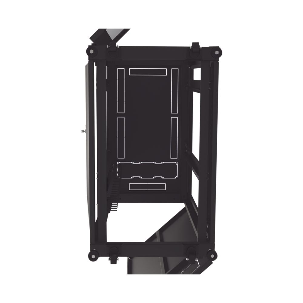 Gabinete Profesional para Telecomunicaciones de 24UR, 600 mm de Ancho x 1000 mm de Profundidad, Se envía el Gabinete Armado.