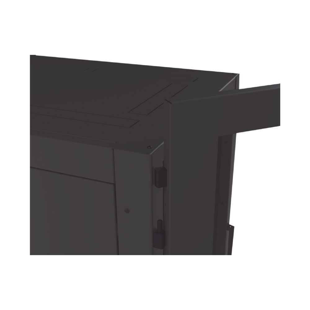 Gabinete Profesional para Telecomunicaciones de 24UR, 600 mm de Ancho x 1000 mm de Profundidad, Se envía el Gabinete Armado.