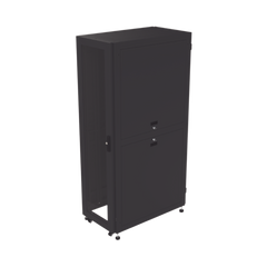 Gabinete para Telecomunicaciones Rack Estándar de 19", 42UR, 600 mm Ancho x 1000 mm Profundidad. Fabricado en Acero, Se envía el Gabinete Armado.
