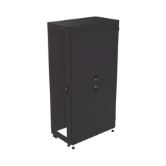 Gabinete para Telecomunicaciones Rack Estándar de 19", 42UR, 600 mm Ancho x 1000 mm Profundidad. Fabricado en Acero, Se envía el Gabinete Armado.