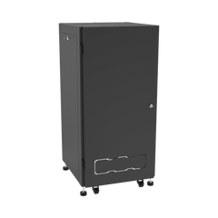 Gabinete Profesional para Telecomunicaciones de 19in, Instalación a Piso, 24UR, 600 mm Profundidad, Se envía el Gabinete Armado.