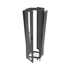 Gabinete para Telecomunicaciones Rack Estándar de 19", 42UR, 600 mm Ancho x 600 mm Profundidad. Fabricado en Acero, Se envía el Gabinete Armado.