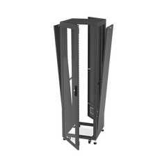 Gabinete para Telecomunicaciones Rack Estándar de 19", 42UR, 600 mm Ancho x 600 mm Profundidad. Fabricado en Acero, Se envía el Gabinete Armado.