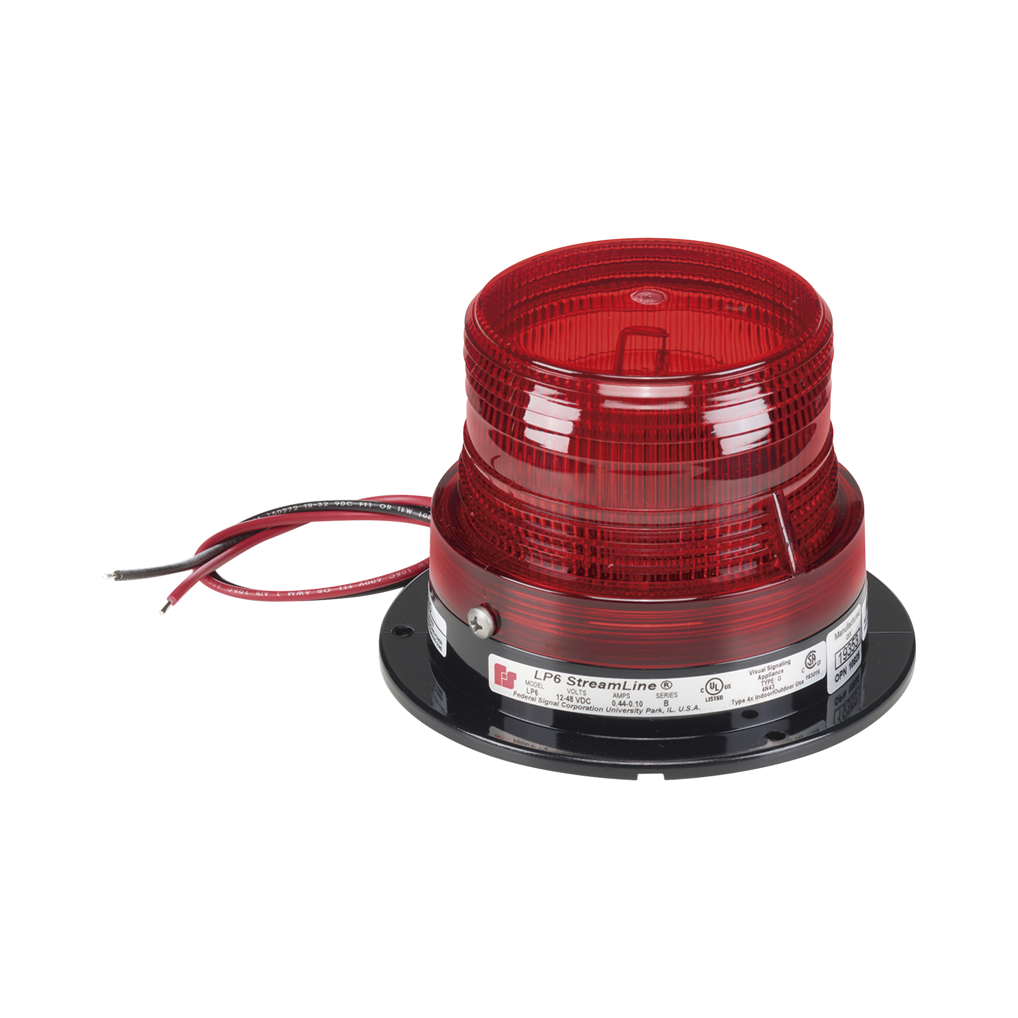 Estrobo Serie Streamline, Mini, 120 Vca, Rojo