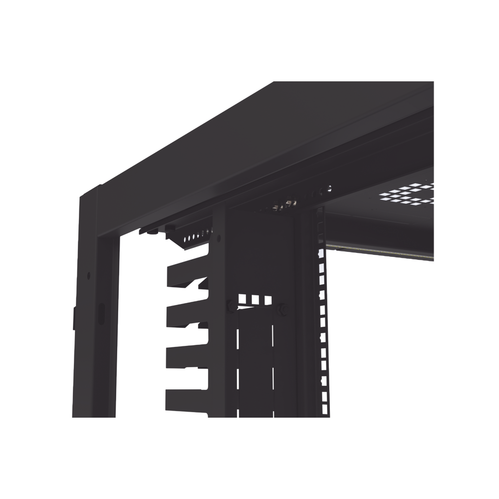 Gabinete para Telecomunicaciones Rack Estándar de 19", 42UR, 800 mm Ancho x 1000 mm Profundidad. Fabricado en Acero, Se envía el Gabinete Armado.