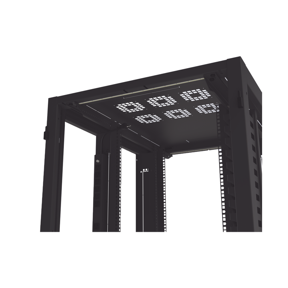 Gabinete para Telecomunicaciones Rack Estándar de 19", 42UR, 800 mm Ancho x 1000 mm Profundidad. Fabricado en Acero, Se envía el Gabinete Armado.