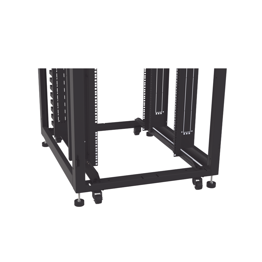 Gabinete para Telecomunicaciones Rack Estándar de 19", 42UR, 800 mm Ancho x 1000 mm Profundidad. Fabricado en Acero, Se envía el Gabinete Armado.