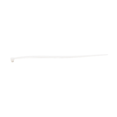 Cincho de plástico, Color Natural, 4.8 x 370 mm, Ideal para sujeción de cables (Bolsa con 100 piezas)